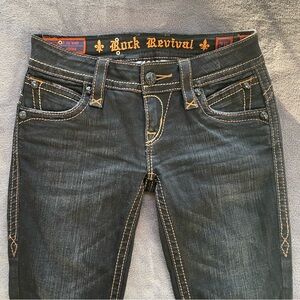 Y2K Rock Revival Black Bootcut Jeans